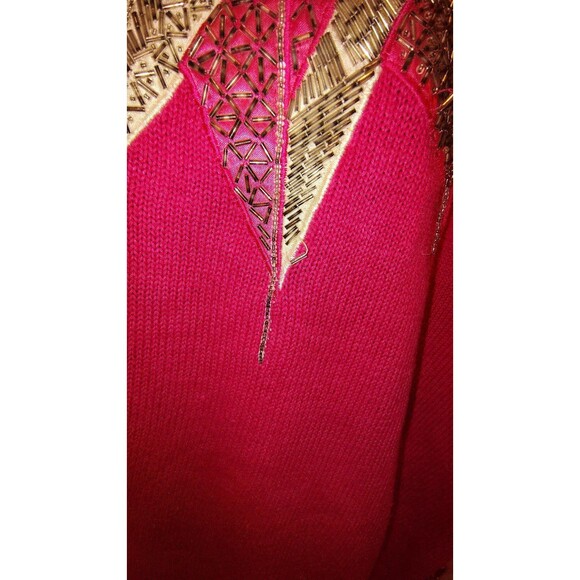 Vintage Magenta pink Victoria Harbour Sweater Size L - Picture 3 of 5